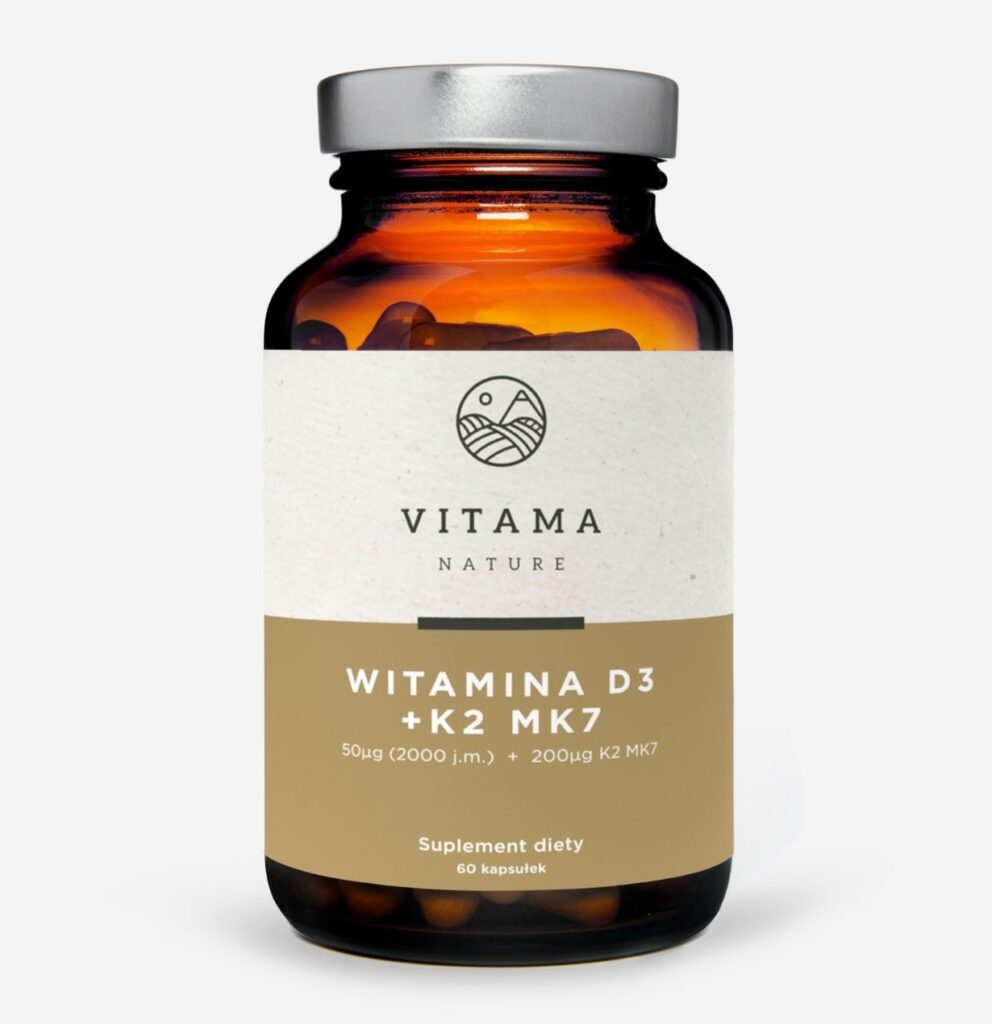 Suplement diety Vitama Nature - Witamina D3 + MK7